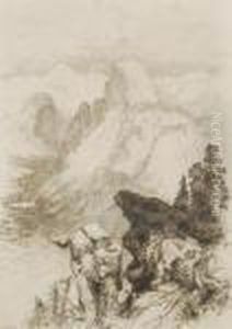 Half Dome, View From Moran Point by Thomas Moran