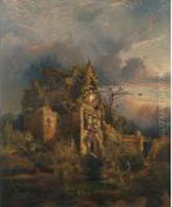 Haunted House by Thomas Moran