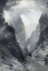 Royal Gorge--colorado by Thomas Moran