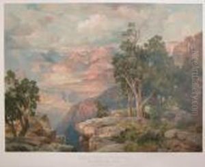 Grand Canyon Of Arizona From Hermit Rim Road by Thomas Moran