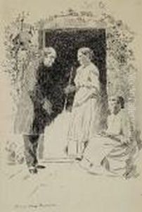 Man And Women In Doorway