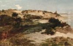 Hunter In A Landscape by Thomas Moran