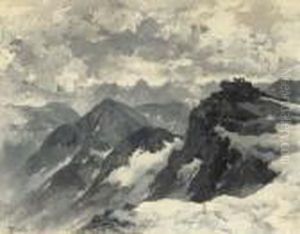 In The Rockies by Thomas Moran