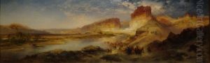 Green River, Wyoming by Thomas Moran