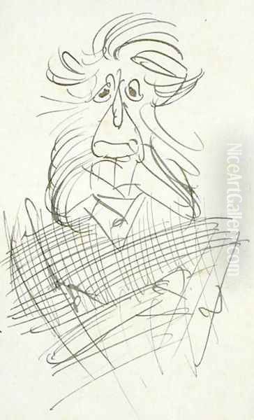 A Grotesque Hairy Head - view 1