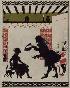 Cinderella and the Glass Slipper, 1919 by Arthur Rackham