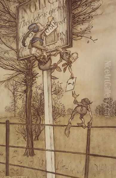 The Goblins from Peter Pan in Kensington Gardens by J.M. Barrie, 1906 - view 1