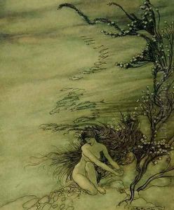 Rhine Maiden Lamenting, 1910 by Arthur Rackham