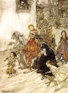 Illustration To Mother Goose, 1913 by Arthur Rackham