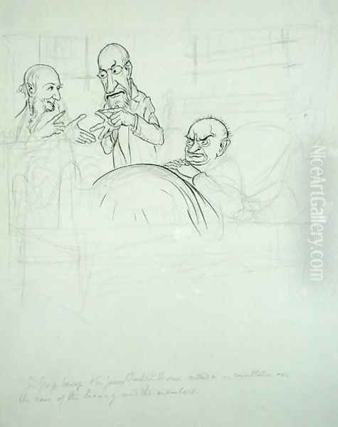 Sir George Savage and Sir James Crichton Browne 1840-1937 called in consultation over the case of the BXXXY and the members - view 1