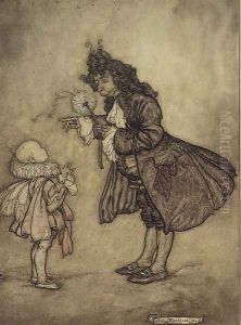 When Her Majesty Wants to Know the Time, from Peter Pan in Kensington Gardens by J.M. Barrie, pub. by Hodder and Stoughton, 1906