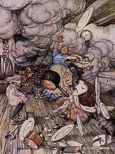 Alice in Wonderland: Pig and Pepper - view 1