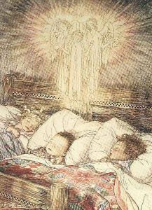 Christmas illustrations, from The Night Before Christmas by Clement Clarke Moore, 1931 by Arthur Rackham