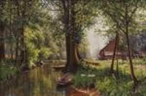 Im Spreewald by Walter Moras