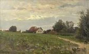 Landschaft Mit Hausern Landschaft Mit Hausern