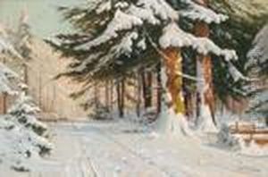 Winterlandschaft by Walter Moras
