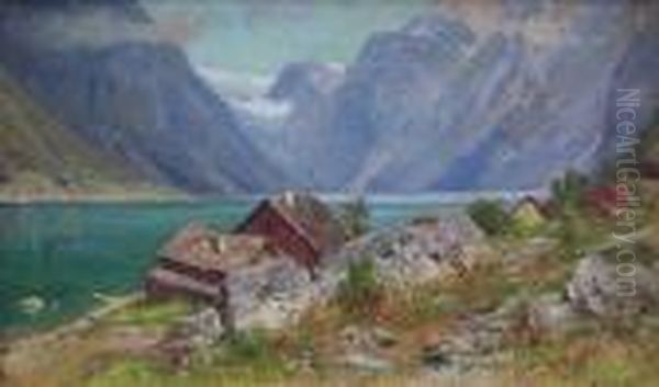 Norwegische Fjordlandschaft - view 1
