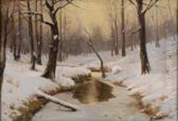 Winterliche Fluslandschaft. - view 1