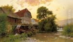 Muhle Am Bachufer by Walter Moras