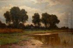 Pejzaz Z Rozlewiskiem by Walter Moras