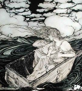 Danae and her son Perseus, 1903