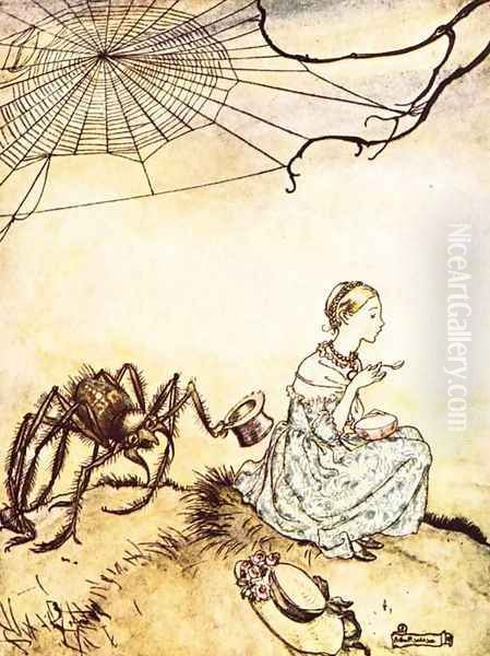 Mother Goose: Little Miss Muffet - view 1