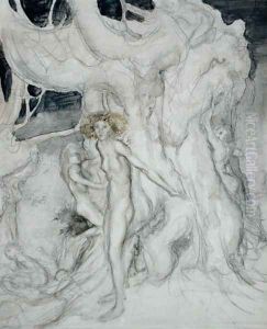 Wood Nymphs by Arthur Rackham