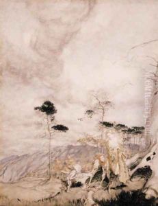 Fairy Egg Vendors by Arthur Rackham