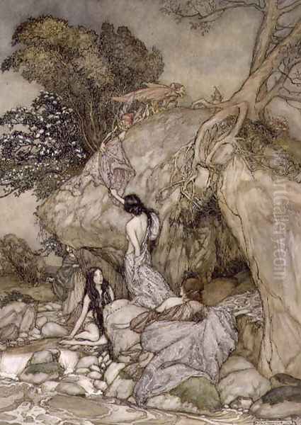 Girls by a Stream, 1906 - view 1