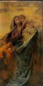 Madonna Con Bambino by Domenico Morelli