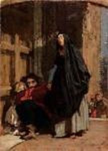 Bozzetto Per "i Vespri Siciliani" by Domenico Morelli