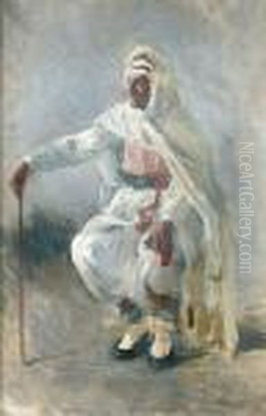 Sitzender Araber. - view 1
