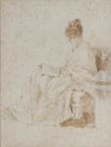 Donna Che Legge by Domenico Morelli