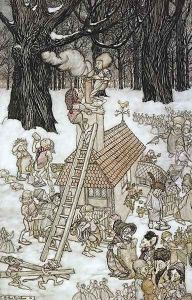 The House Built for Maimie, 1906 by Arthur Rackham