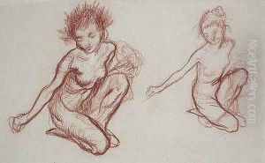 Kneeling Imp by Arthur Rackham