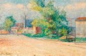 Rue Du Village by Henri Moret