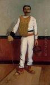 L'escrimeur (rene-jean Kerluen) by Henri Moret