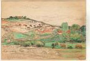 Paysage De Bretagne by Henri Moret