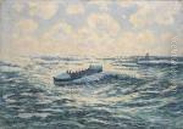 Bateau En Mer Ou Le Bateau De Sauvetage A Audierne - view 1