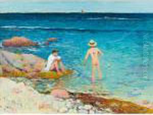 Les Baigneurs A Gavres - view 1