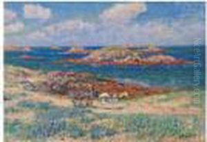 Le Ramasseur De Goemons, Glenans by Henri Moret