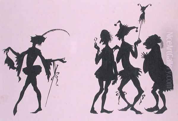 Illustration from The Sleeping Beauty, edition by C.S. Evans, published 1920 - view 1