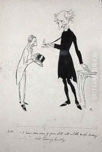 I have seen some of your cloth with a little purple dickey...said Gissing Humbly, illustration from Where the Blue Begins, by Christopher Morley, published 1925 by Arthur Rackham