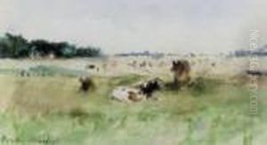 Paysage De Paturages by Berthe Morisot