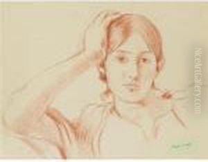 Portrait De Jeanne Pontillon by Berthe Morisot
