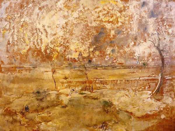 Floods At Saint Denis - view 1