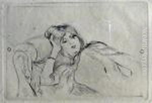 Jeune Fille Au Repose by Berthe Morisot