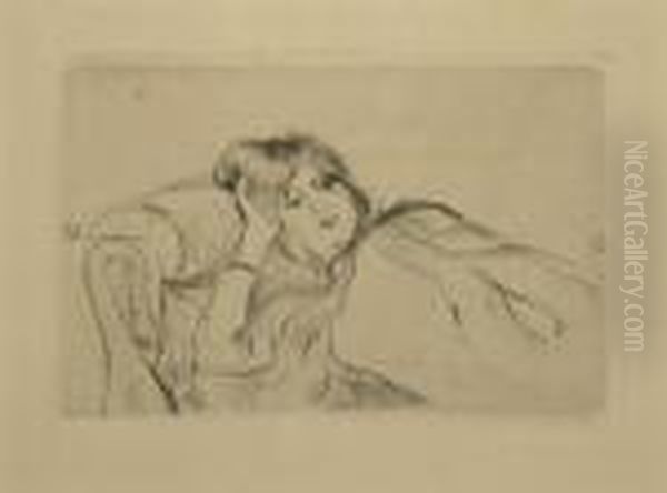 Jeune Femme Au Repos - view 1
