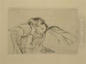 Jeune Femme Au Repos by Berthe Morisot