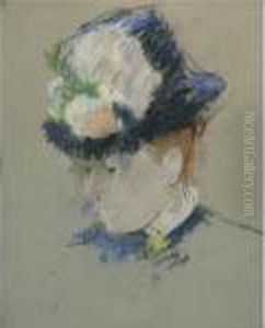 Tete D'anglaise by Berthe Morisot